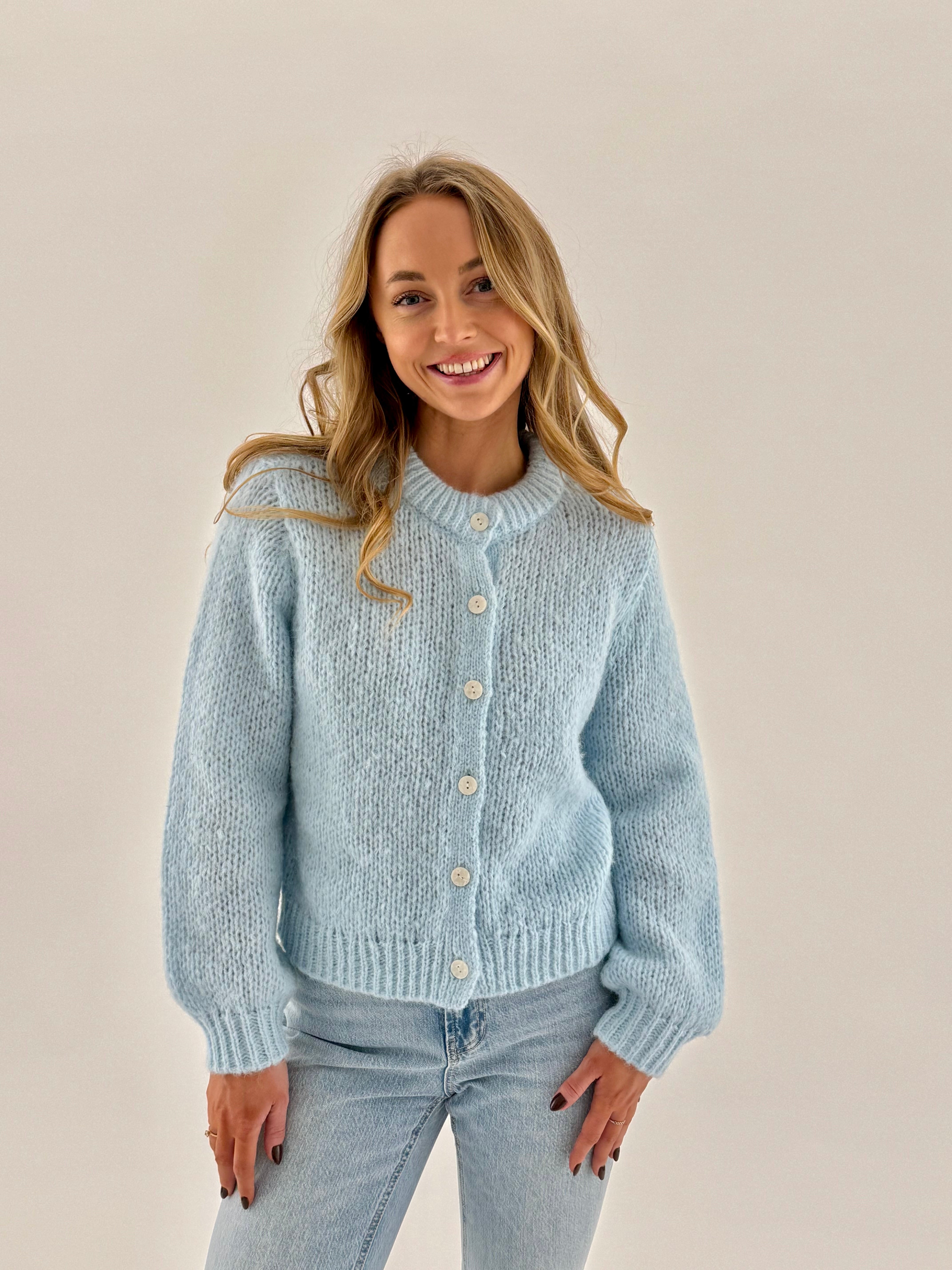 VMWILO Knit Cardigan - Nantucket Breeze